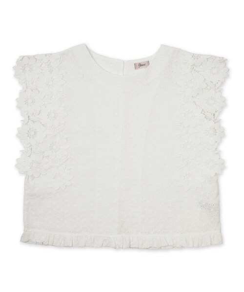 flower(フラワー)の「flower bouquet blouse ~フラワーブーケブラウス(シャツ/ブラウス・レディース・blue/white/pink/green・FREE)」の2枚目の写真