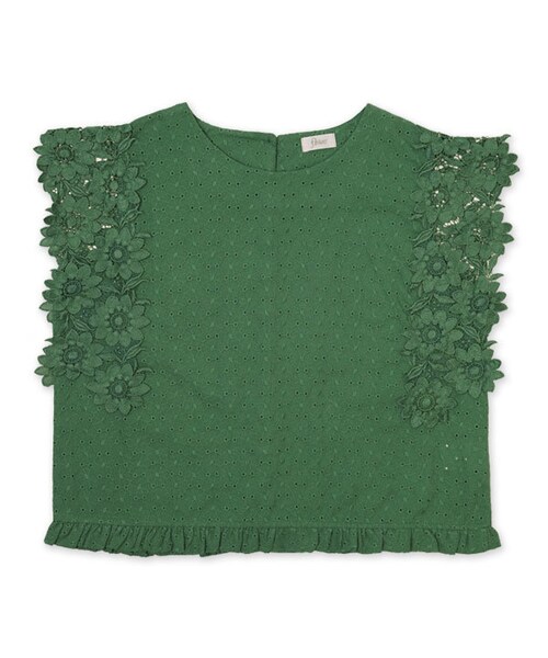 flower(フラワー)の「flower bouquet blouse ~フラワーブーケブラウス(シャツ/ブラウス・レディース・blue/white/pink/green・FREE)」の3枚目の写真