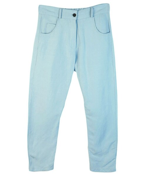 DINT(ディント)の「トリプルクリーンピットスレックスパンツ(スラックス・レディース・퍼플/블루/핑크・one(44~66size))」の2枚目の写真
