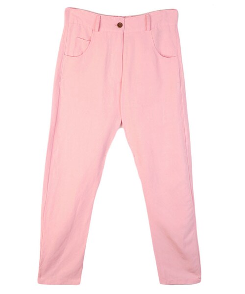 DINT(ディント)の「トリプルクリーンピットスレックスパンツ(スラックス・レディース・퍼플/블루/핑크・one(44~66size))」の4枚目の写真