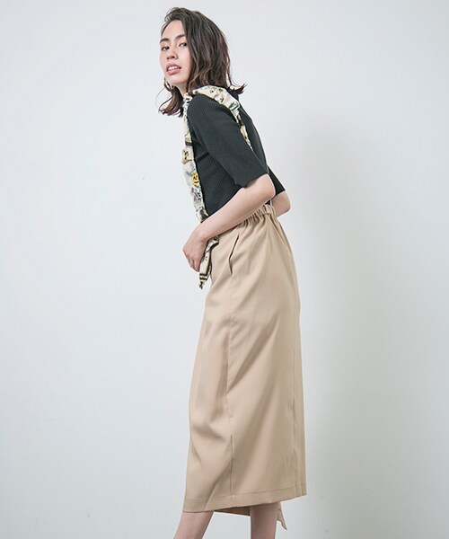 Ameri（アメリ）の「〈STUDIOUS限定〉ワンショルダースカーフスカート  