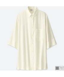 UNIQLO | ロングシャツ（7分袖）＋E(シャツ/ブラウス)