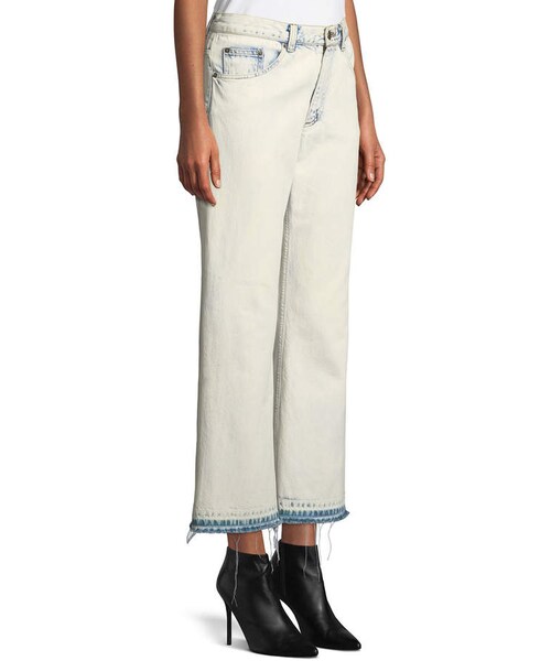 Marc Jacobs（マークジェイコブス）の「Marc Jacobs Wide-Leg Washed-Denim Cropped Jeans