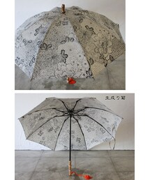 傳tutaee/ツタエノヒガサ「うさぎのたすき」(折り畳み式日傘) 傳 tutaee（ツタエ）の「**再入荷** 傳 tutaee ツタエノヒガサ