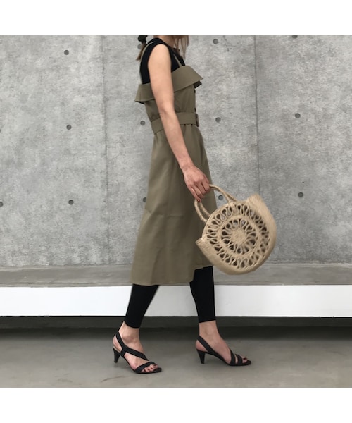 copine（コピン）の「柄サークルジュートかごバッグ（かごバッグ・レディース・その他）」の12枚目の写真