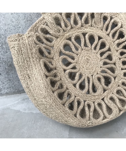 copine（コピン）の「柄サークルジュートかごバッグ（かごバッグ・レディース・その他）」の8枚目の写真