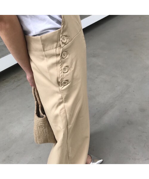 copine(コピン)の「大好評!再入荷!シルケットツイルバックリボンサロペット(4color)【クリックポスト対象商品】(サロペット/オーバーオール・レディース・その他)」の14枚目の写真