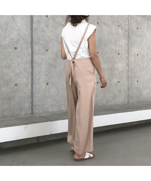 copine(コピン)の「大好評!再入荷!シルケットツイルバックリボンサロペット(4color)【クリックポスト対象商品】(サロペット/オーバーオール・レディース・その他)」の13枚目の写真