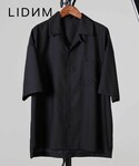 LIDnM | マイクロスパンオープンカラーシャツ(襯衫)