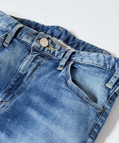 LIDNM（リドム）の「iSKOハイストレッチユーズドスキニー（デニムパンツ・メンズ・ブルー・S.M.L）」の3枚目の写真