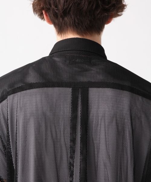 HARE（ハレ）の「BIGメッシュシャツ（トップス・ホワイト系その他/ブラック）」の12枚目の写真