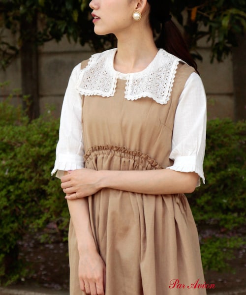 paravion（パラビオン）の「大きめレース襟ブラウス （）」 - WEAR
