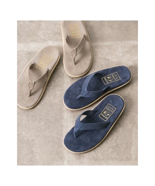 URBAN RESEARCH（アーバンリサーチ）の「ISLAND SLIPPER×URBAN RESEARCH 別注ナロートングサンダル（シューズ・レディース・NAVY/ELEFANT・5/6）」の3枚目の写真