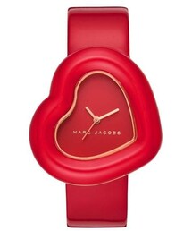 MARC JACOBS | MARC JACOBS Heart Leather Strap Watch, 39mm(アナログ腕時計)
