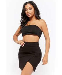 FOREVER 21 | Forever 21 Split-Hem Mini Skirt(スカート)