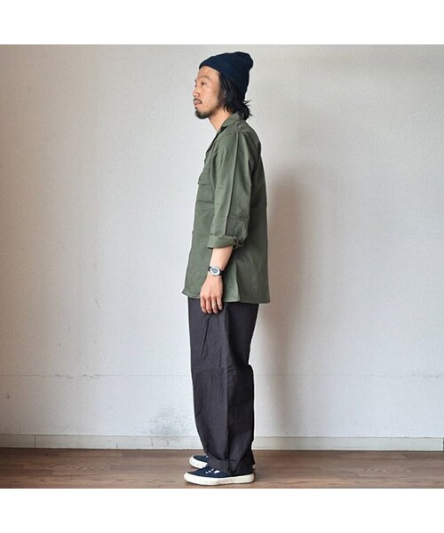 STORES.jp(ストアーズドットジェーピー)の「DEADSTOCK デッドストック 米軍 80年代 ファティーグシャツ オリーブ(シャツ/ブラウス・メンズ・その他)」の7枚目の写真