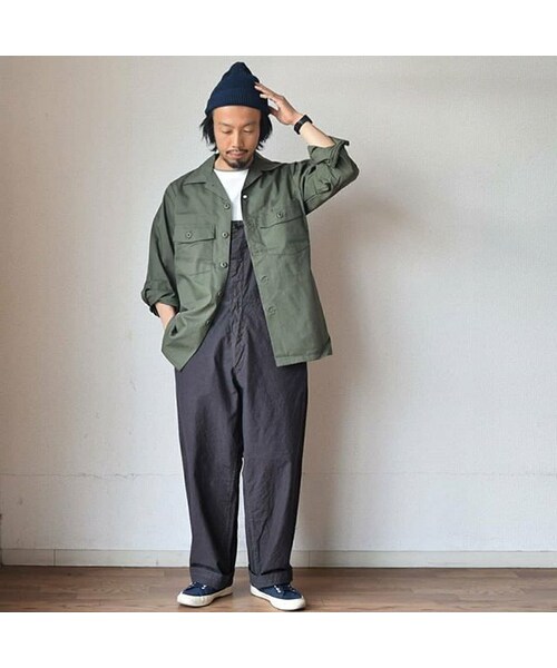 STORES.jp(ストアーズドットジェーピー)の「DEADSTOCK デッドストック 米軍 80年代 ファティーグシャツ オリーブ(シャツ/ブラウス・メンズ・その他)」の6枚目の写真