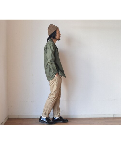 STORES.jp(ストアーズドットジェーピー)の「DEADSTOCK デッドストック 米軍 80年代 ファティーグシャツ オリーブ(シャツ/ブラウス・メンズ・その他)」の4枚目の写真