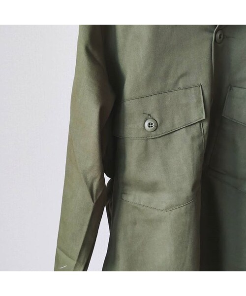 STORES.jp(ストアーズドットジェーピー)の「DEADSTOCK デッドストック 米軍 80年代 ファティーグシャツ オリーブ(シャツ/ブラウス・メンズ・その他)」の14枚目の写真