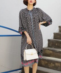 DHOLIC | エスニックボタンワンピース(ワンピース)