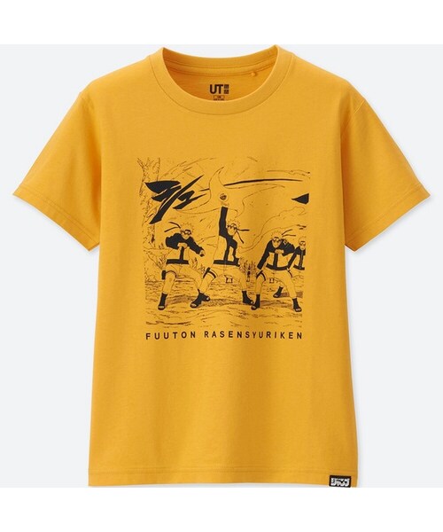 ユニクロ ユニクロ の Boys ジャンプ50thグラフィックt Naruto ナルト 半袖 Tシャツ カットソー Wear