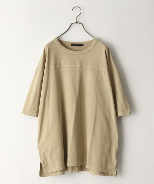 RAGEBLUE(レイジブルー)の「加工ビッグシルエットTシャツ(トップス・ホワイト系/オレンジ系/ベージュ/ブルー系)」の3枚目の写真