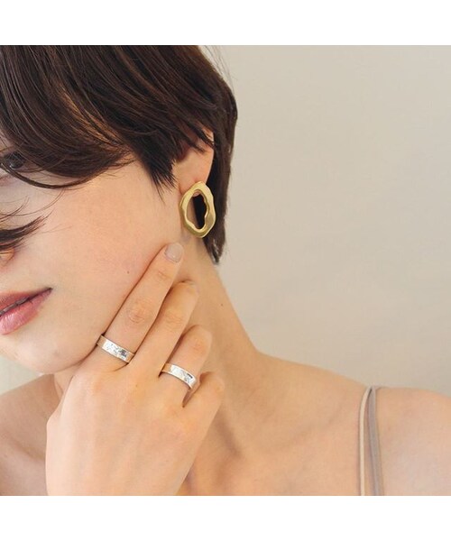 Handmade（ハンドメイド）の「minamo pierce（リング・レディース・その他）」の7枚目の写真