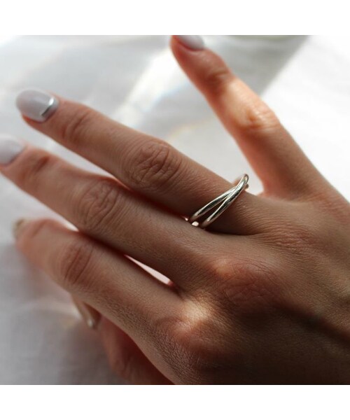 Handmade(ハンドメイド)の「awa ring(リング・レディース・その他)」の3枚目の写真