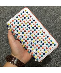 Christian Louboutin 長財布 ホワイト/カラフル Christian Louboutin（クリスチャンルブタン）の「Christian