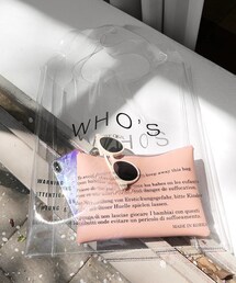 DHOLIC | WHO'Sクリアバッグ&クラッチSET(クラッチバッグ)