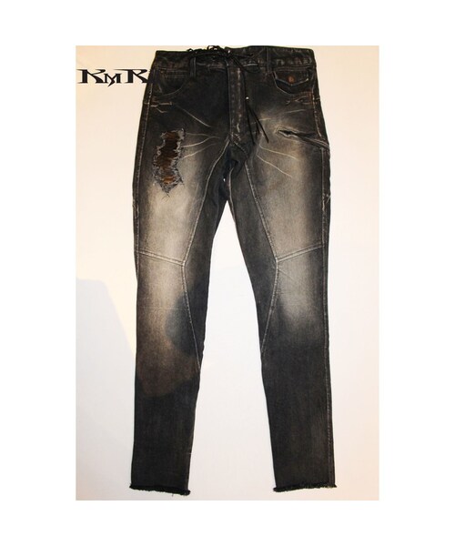 KMRii（ケムリ）の「KMRii ・ケムリ・CRUSH SLIM DENIM 2018・ブラック
