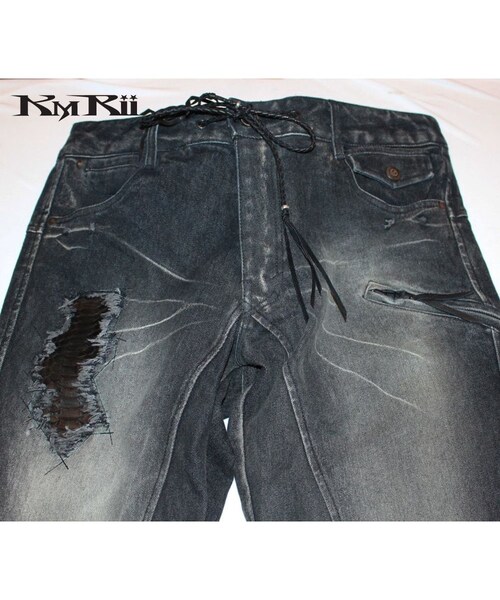 KMRii（ケムリ）の「KMRii ・ケムリ・CRUSH SLIM DENIM 2018・ブラック