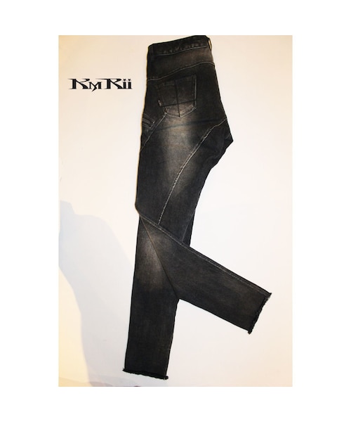 KMRii ケムリ　サルエルパンツ　スウェット　ブラック　サイズ2 ケムリ KMRii サルエルパンツ - メルカリ
