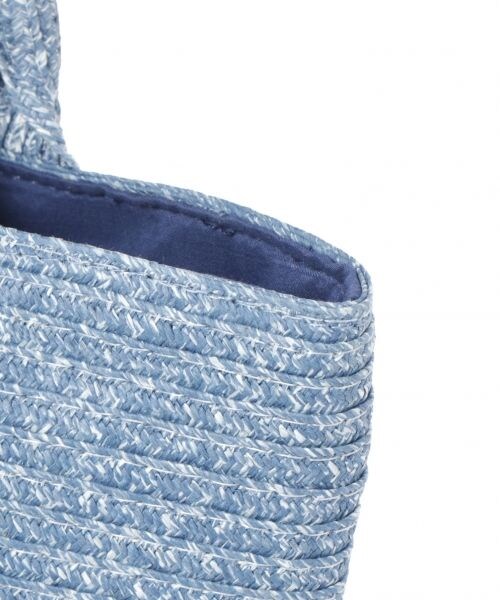 BAYFLOW（ベイフロー）の「シーズンロゴトート ペーパー18SS M（バッグ・ナチュラル/ブルー）」の7枚目の写真