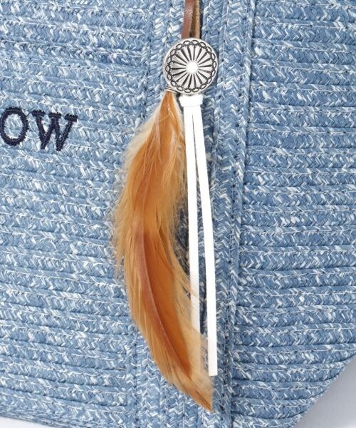 BAYFLOW（ベイフロー）の「シーズンロゴトート ペーパー18SS M（バッグ・ナチュラル/ブルー）」の14枚目の写真