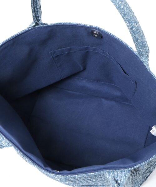 BAYFLOW（ベイフロー）の「シーズンロゴトート ペーパー18SS M（バッグ・ナチュラル/ブルー）」の15枚目の写真