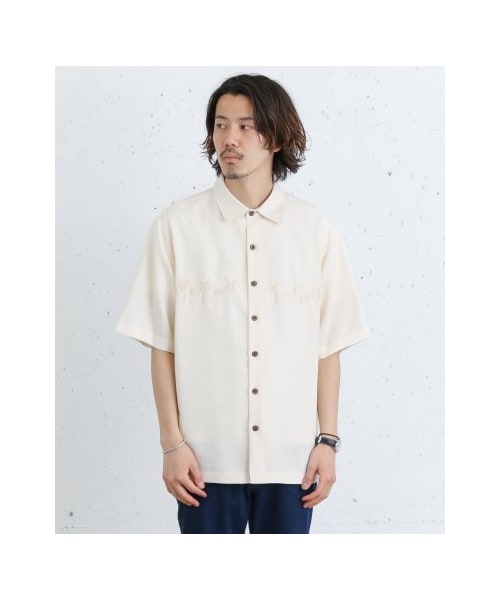 URBAN RESEARCH Sonny Label（アーバンリサーチサニーレーベル）の「GO BAREFOOT PalmTapa（トップス・メンズ・Stone・M）」の6枚目の写真