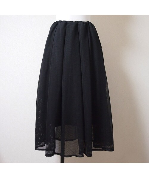 no brand（ノーブランド）の「【 MORE SALE 】メッシュタックSK（スカート・レディース・その他）」の7枚目の写真