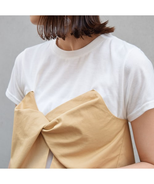 no brand（ノーブランド）の「ビスチェ風TEE（Tシャツ/カットソー・レディース・その他）」の9枚目の写真