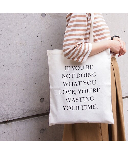 no brand（ノーブランド）の「ロゴハンプトートBAG（トートバッグ・レディース・その他）」の4枚目の写真