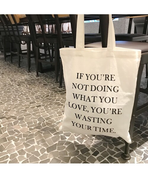 no brand（ノーブランド）の「ロゴハンプトートBAG（トートバッグ・レディース・その他）」の2枚目の写真