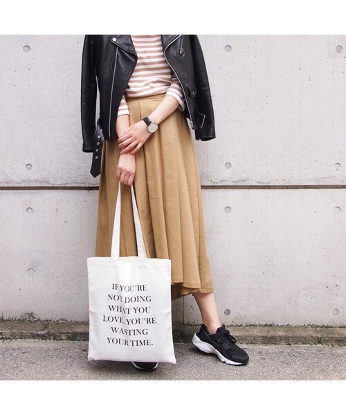 no brand（ノーブランド）の「ロゴハンプトートBAG（トートバッグ・レディース・その他）」の3枚目の写真