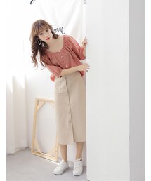 bodurine | ボタンロングスカート*全2色*(スカート)