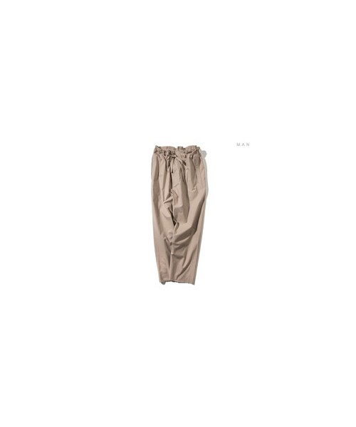 auralee selvedge weather cloth easy pant