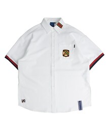 ROMANTIC CROWN | Stripe Half Shirts_White(その他)