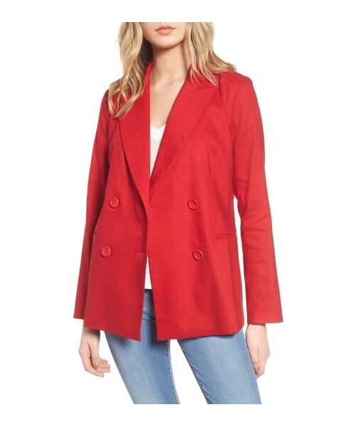 leith oversize double breasted coat