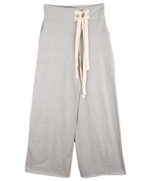DINT(ディント)の「カジュアルワイドパンツ(スラックス・レディース・옐로우/그레이/블랙/오렌지・one(44~66size))」の3枚目の写真
