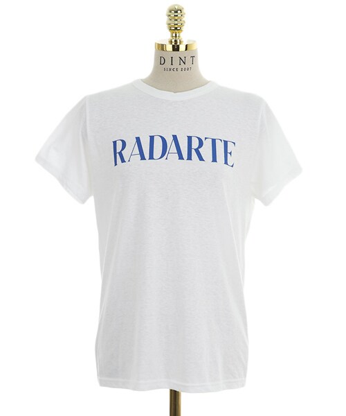 DINT(ディント)の「レタリングカラートップ(Tシャツ/カットソー・レディース・그레이/화이트・one(44~66size))」の2枚目の写真