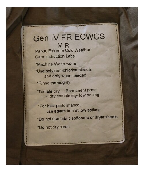 C.E.L.STORE（セルストア）の「U.S.MILITARY/FR ECWCS GEN-4 LEVEL7 HI-LOFT PARKA（その他・メンズ・COYOTE/M-REGULAR/L-REGULAR）」の9枚目の写真