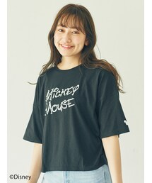 earth music&ecology | 【WEB先行予約】Mickey/earthタイポTシャツ(トップス)